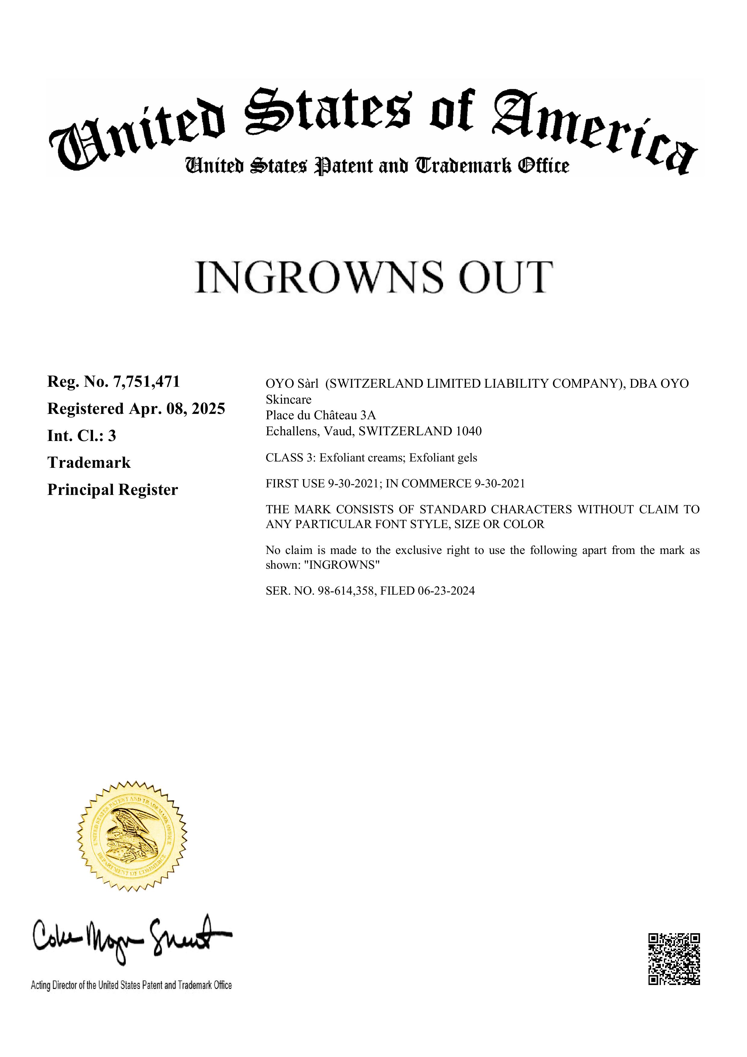Ingrowns Out 